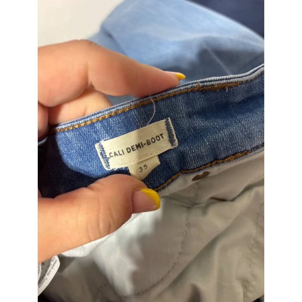 Madewell Women Size 35 Blue Cali Demi-Boot Jeans - Picture 12 of 14